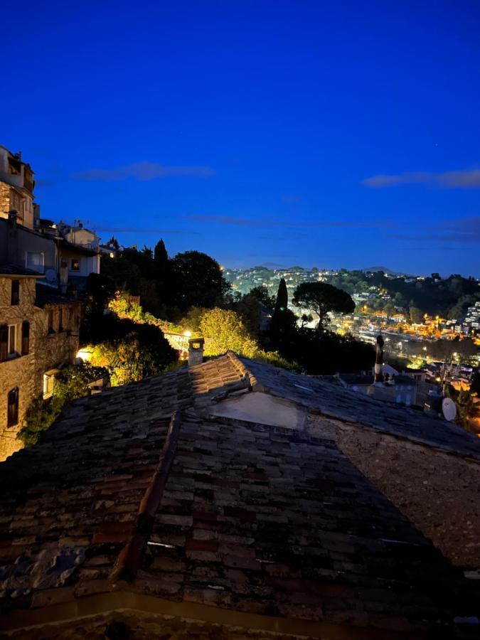 Apartament Bed & Breakfast Les Hauts De Cagnes Vue Mer Et Montagne Zewnętrze zdjęcie