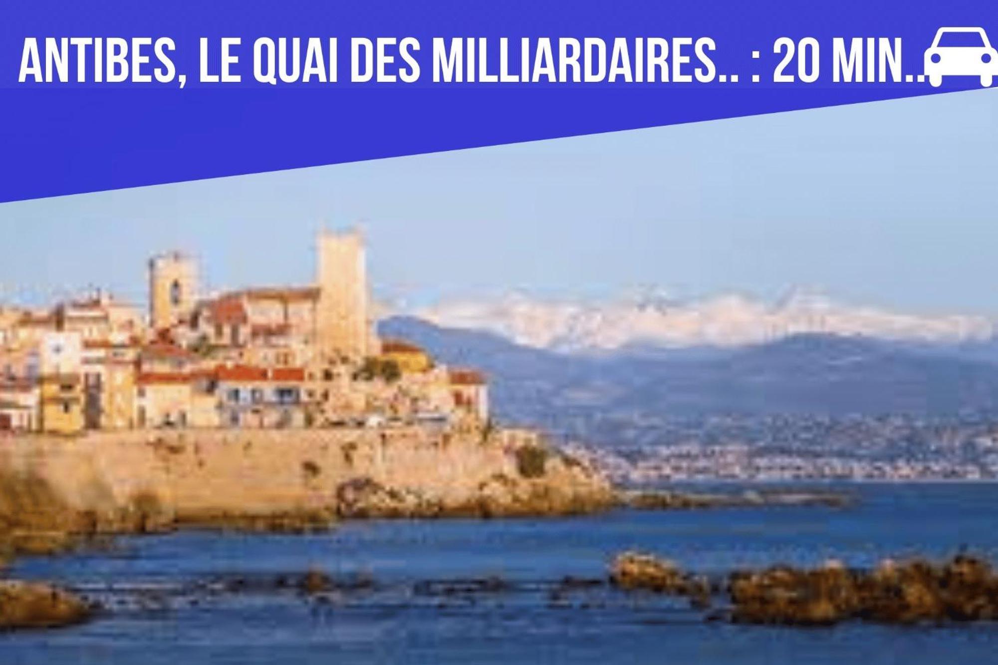 Apartament Bed & Breakfast Les Hauts De Cagnes Vue Mer Et Montagne Zewnętrze zdjęcie
