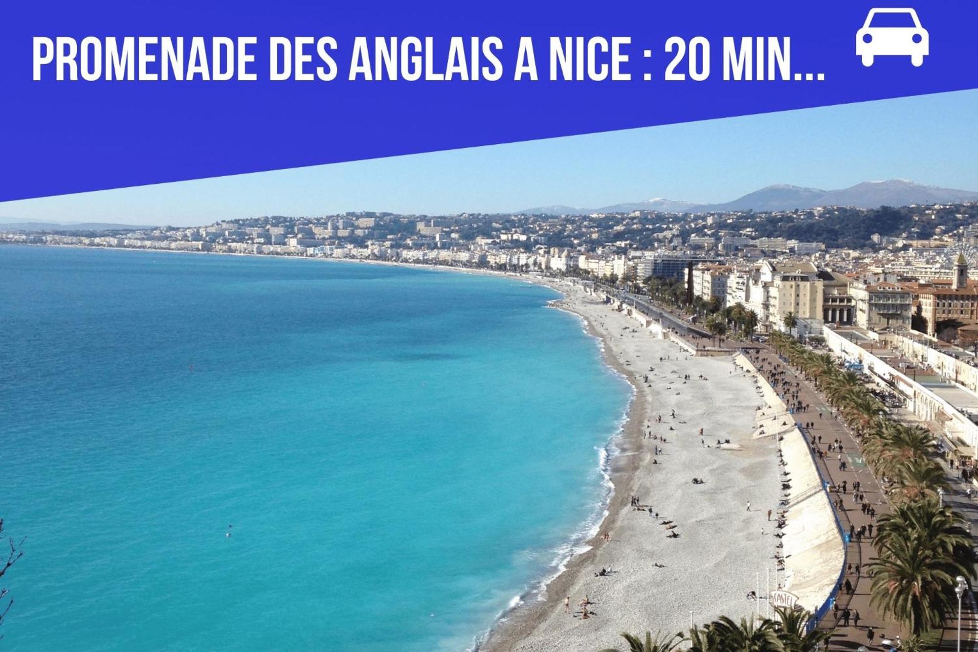 Apartament Bed & Breakfast Les Hauts De Cagnes Vue Mer Et Montagne Zewnętrze zdjęcie