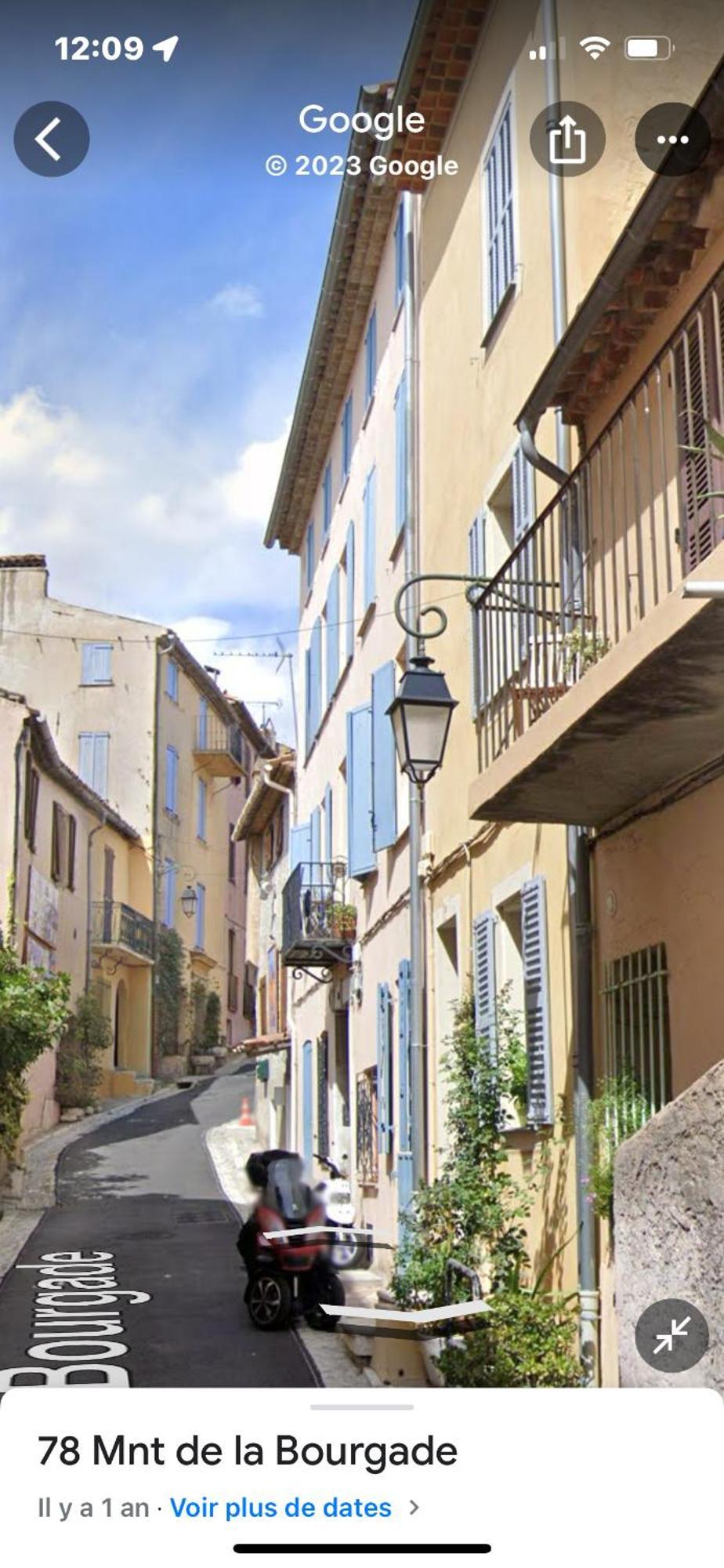 Apartament Bed & Breakfast Les Hauts De Cagnes Vue Mer Et Montagne Zewnętrze zdjęcie